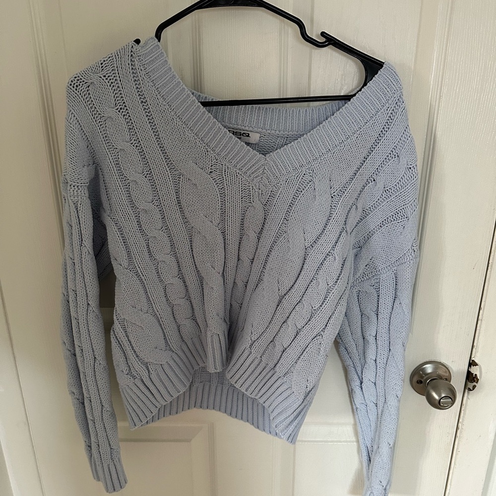 Baby Blue Knit Sweater